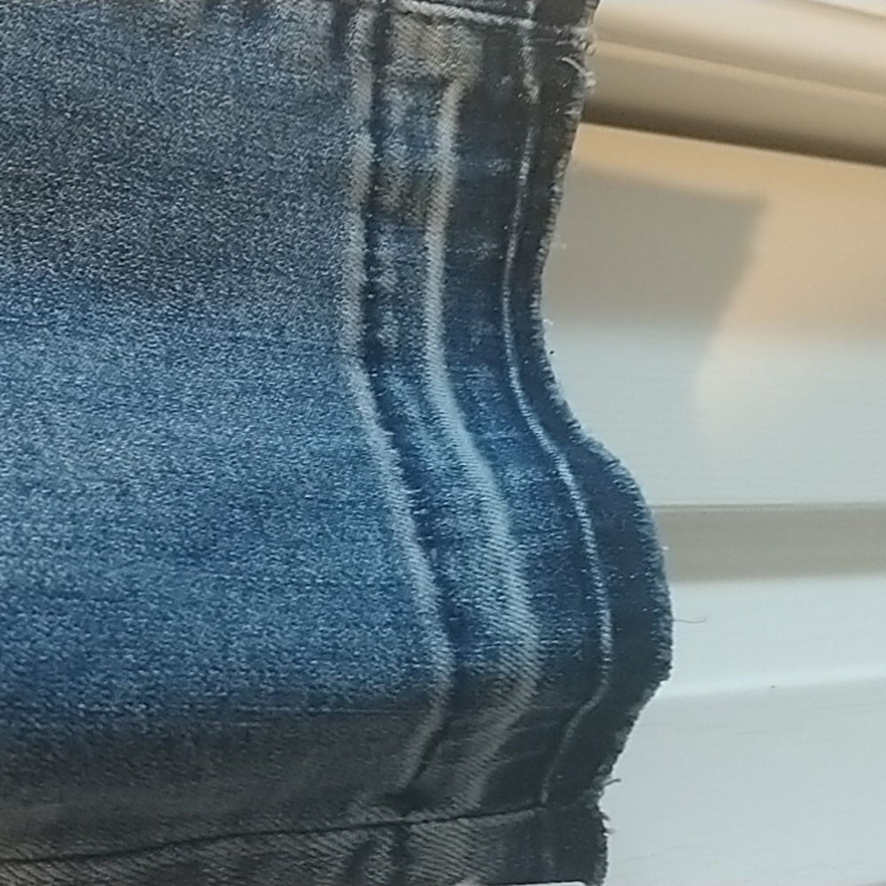 Forever 21 Celebrity Pink Skinny Distressed Raw Hem Ankle Jeans sz plus 22 - Picture 5 of 15